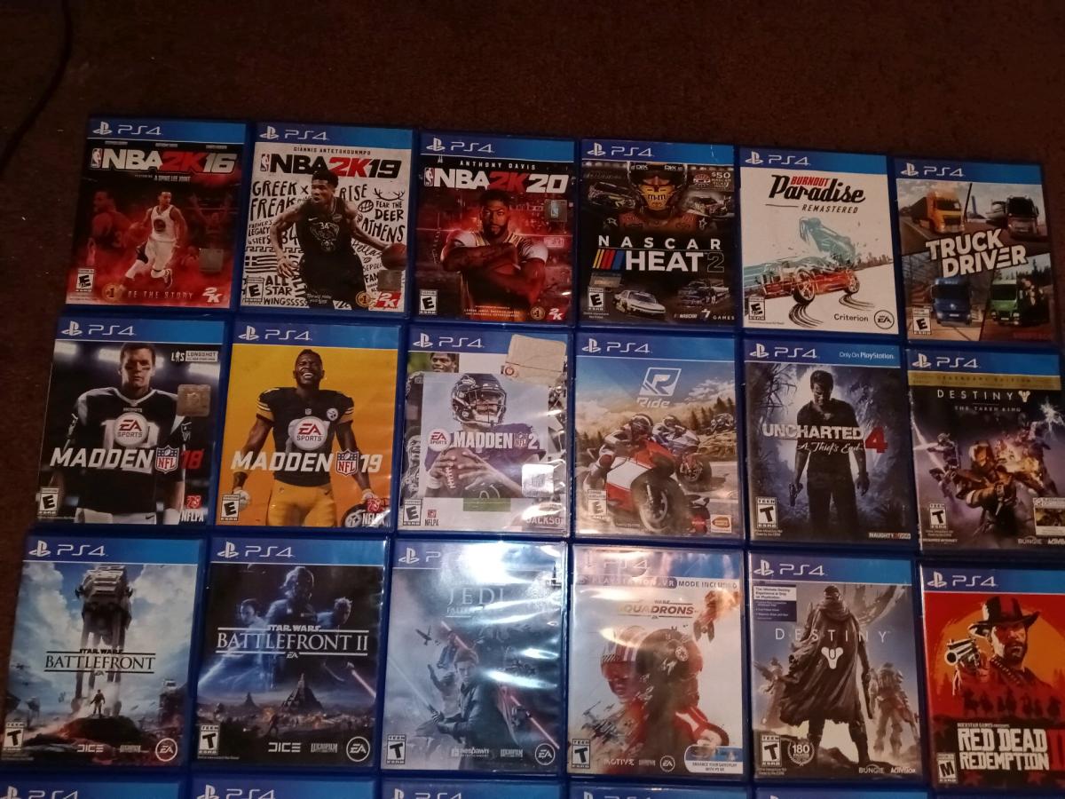 All of PlayStation 4 Games - Sandston, Virginia - FleaMarketBay