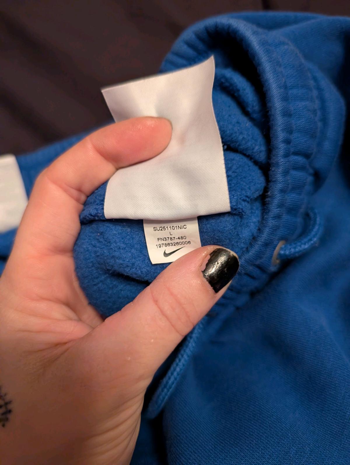 Nike Large Blue Sweatshirt and sweatpants Set - Britton, Michigan - FleaMarketBay