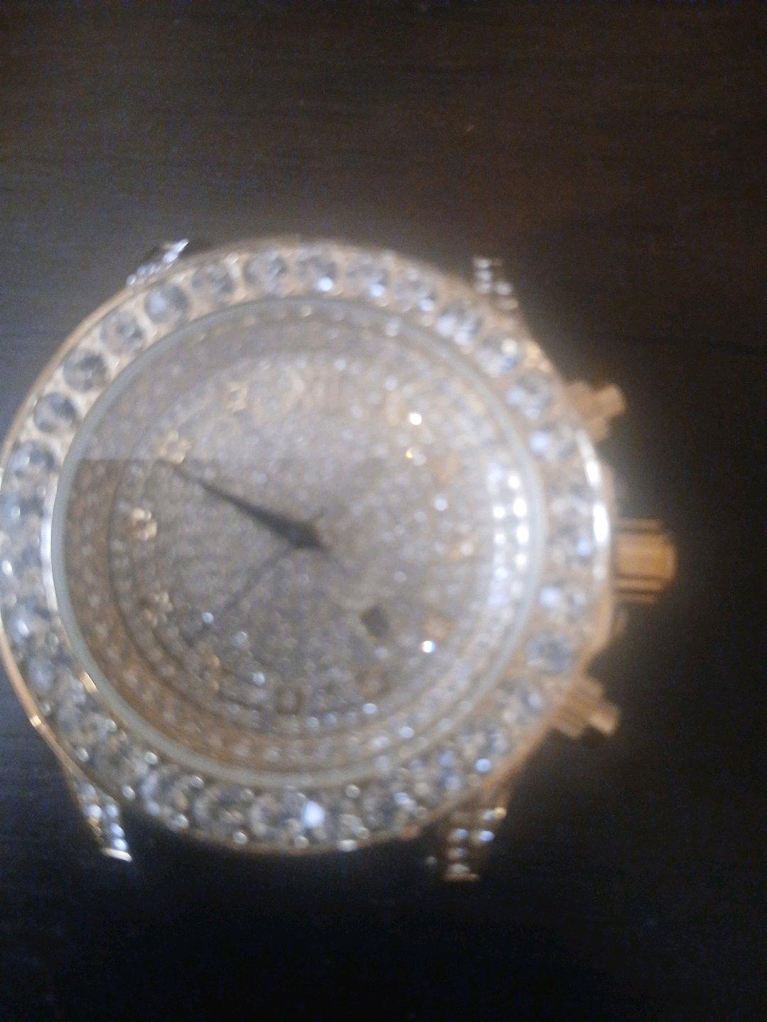 NIP Bling Master Moissanite Hip Hop Fashion WatchesNO BAND N - New York, New York - FleaMarketBay