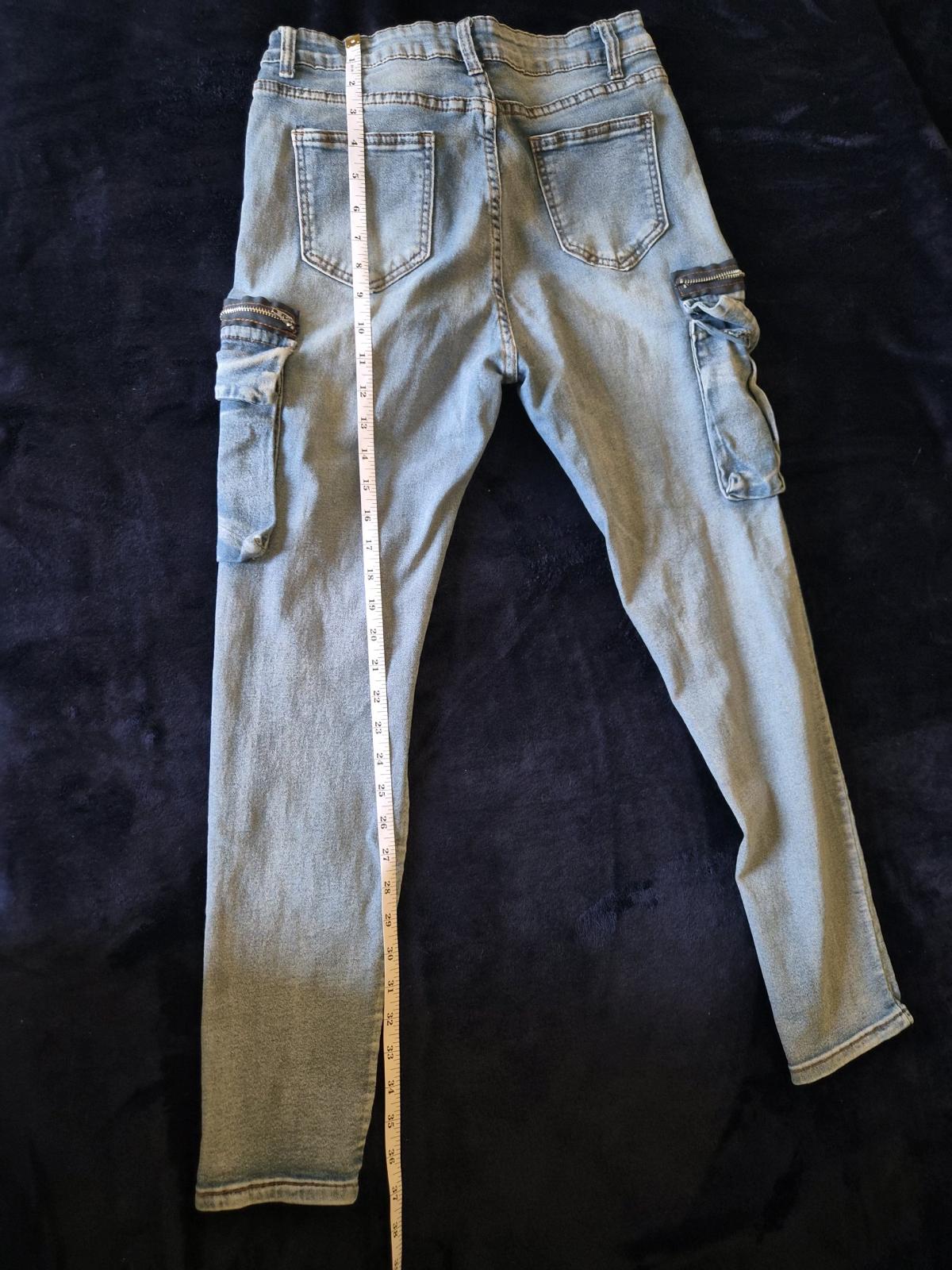 womens Light blue cargo skinny jeans - Hawthorne, California - FleaMarketBay