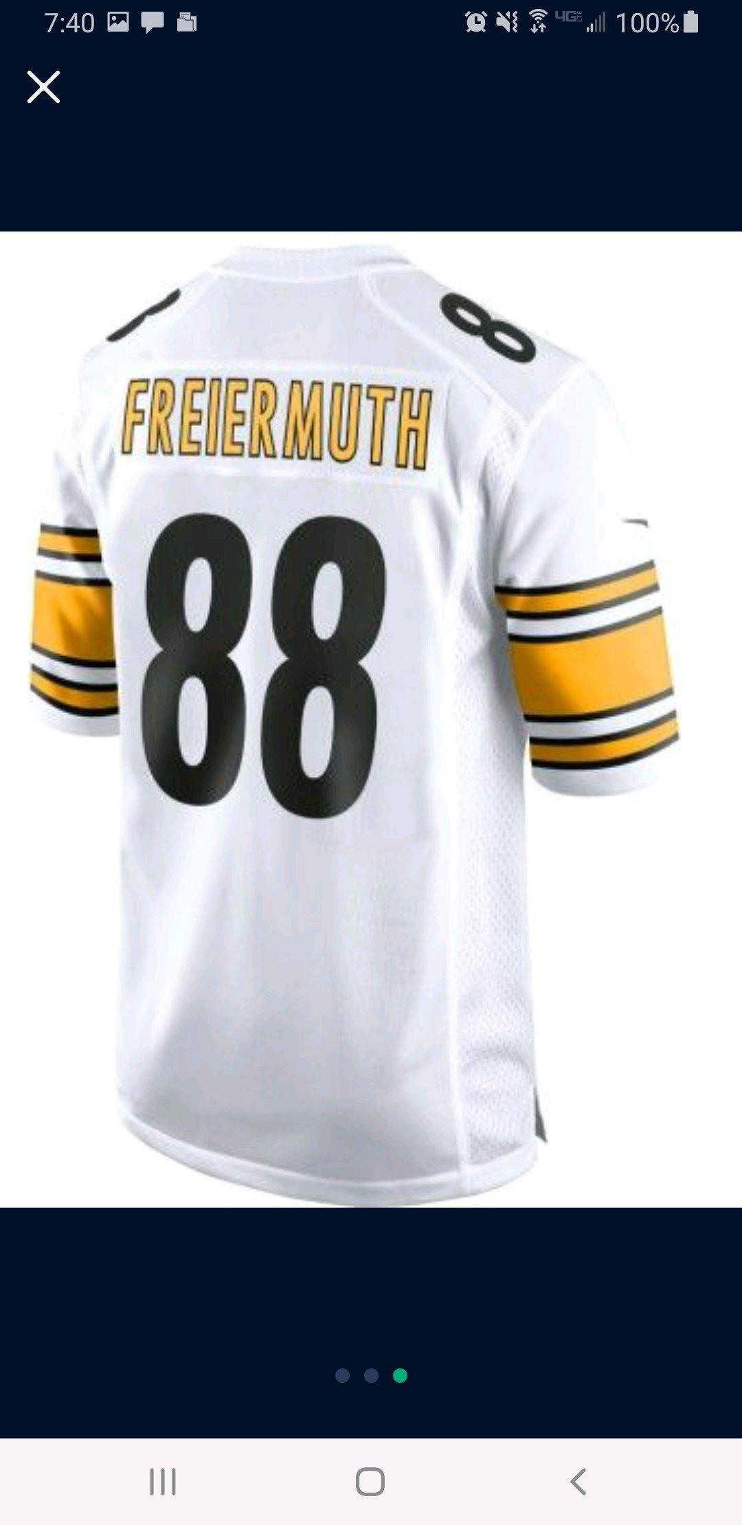 New Mens Pittsburgh Steelers 88 Pat Freiermuth Vapor Limited - Bethlehem, Pennsylvania - FleaMarketBay
