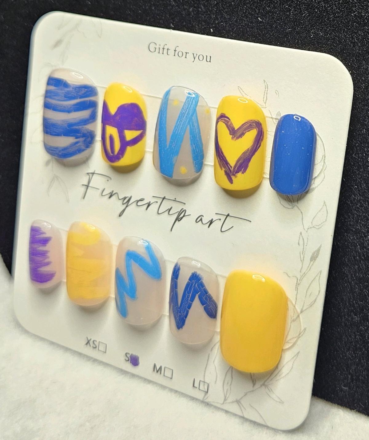 Handmade Stray Kids Hyunjin Nails Sized Small - Huntsville, Texas - FleaMarketBay
