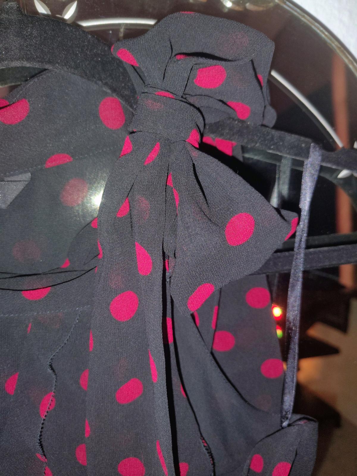 Black blouse with red pocka dots - Rancho Santa Margarita, California - FleaMarketBay