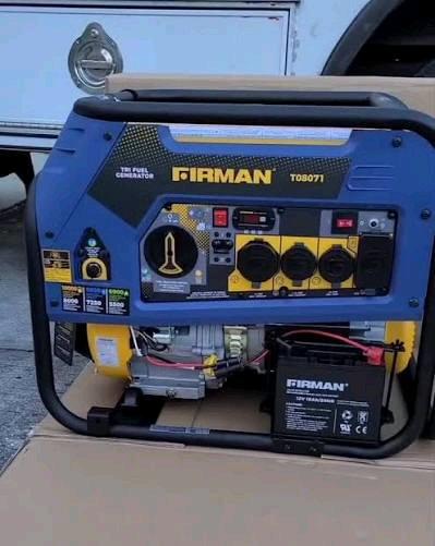 Firman tri fuel 10000 watt power generator t08071 - Carson, California - FleaMarketBay