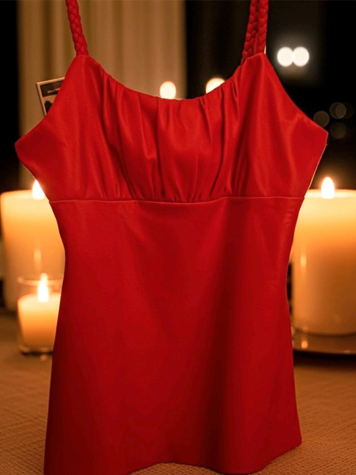 Red Sexy Satin top - Mesa, Arizona - FleaMarketBay