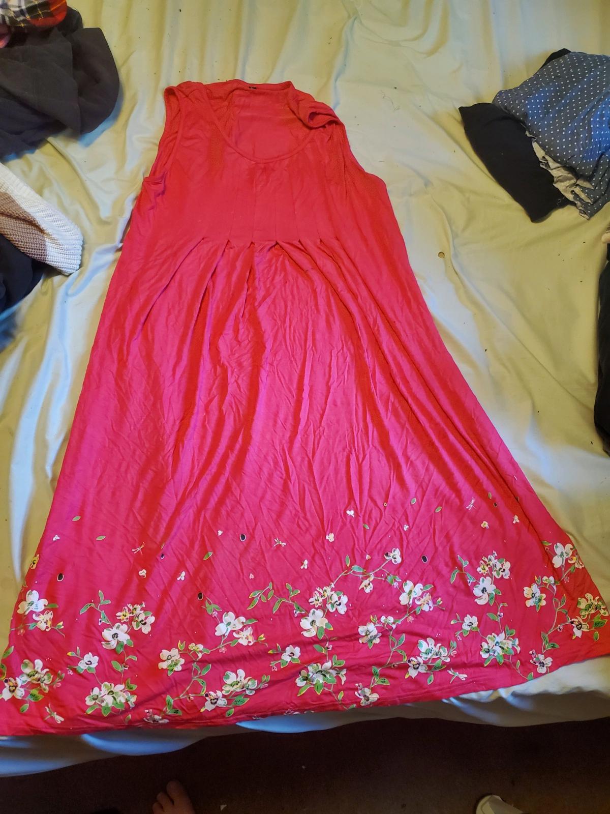 womens pink summer dress size xl - Bradford, Pennsylvania - FleaMarketBay