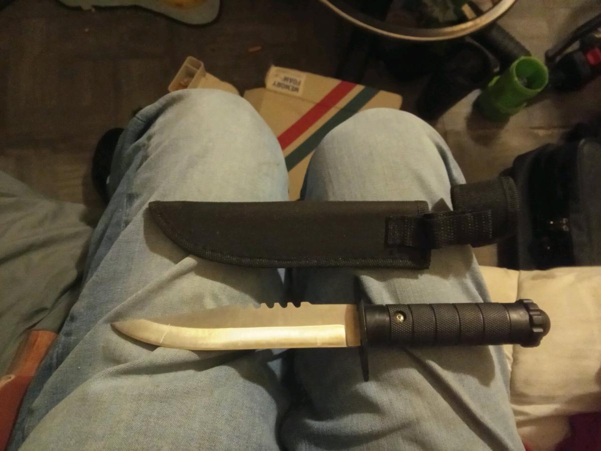 Eagle head plastic sheath 8 inch 13 inches overall combat - Peoria, Arizona - FleaMarketBay