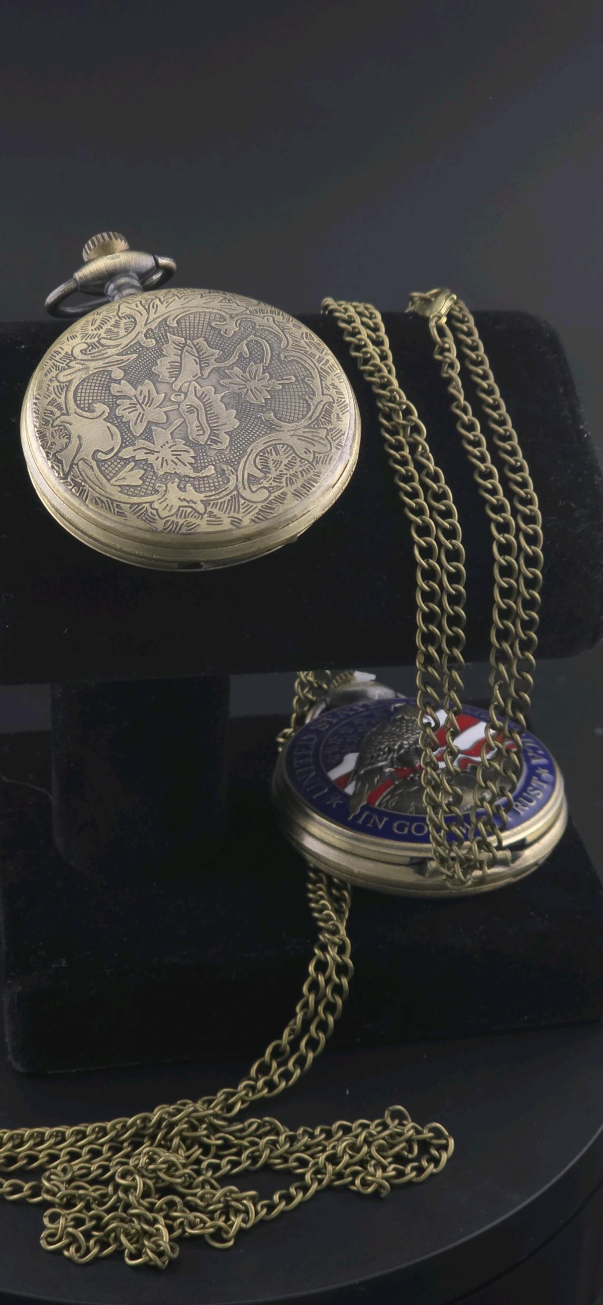 Usa In god we trust pocket watch - Saugus, Massachusetts - FleaMarketBay