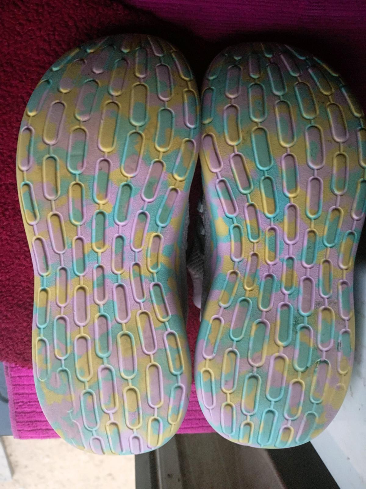 A Nice Pair of Girls Colorful Adidas size 2 - Swansea, South Carolina - FleaMarketBay