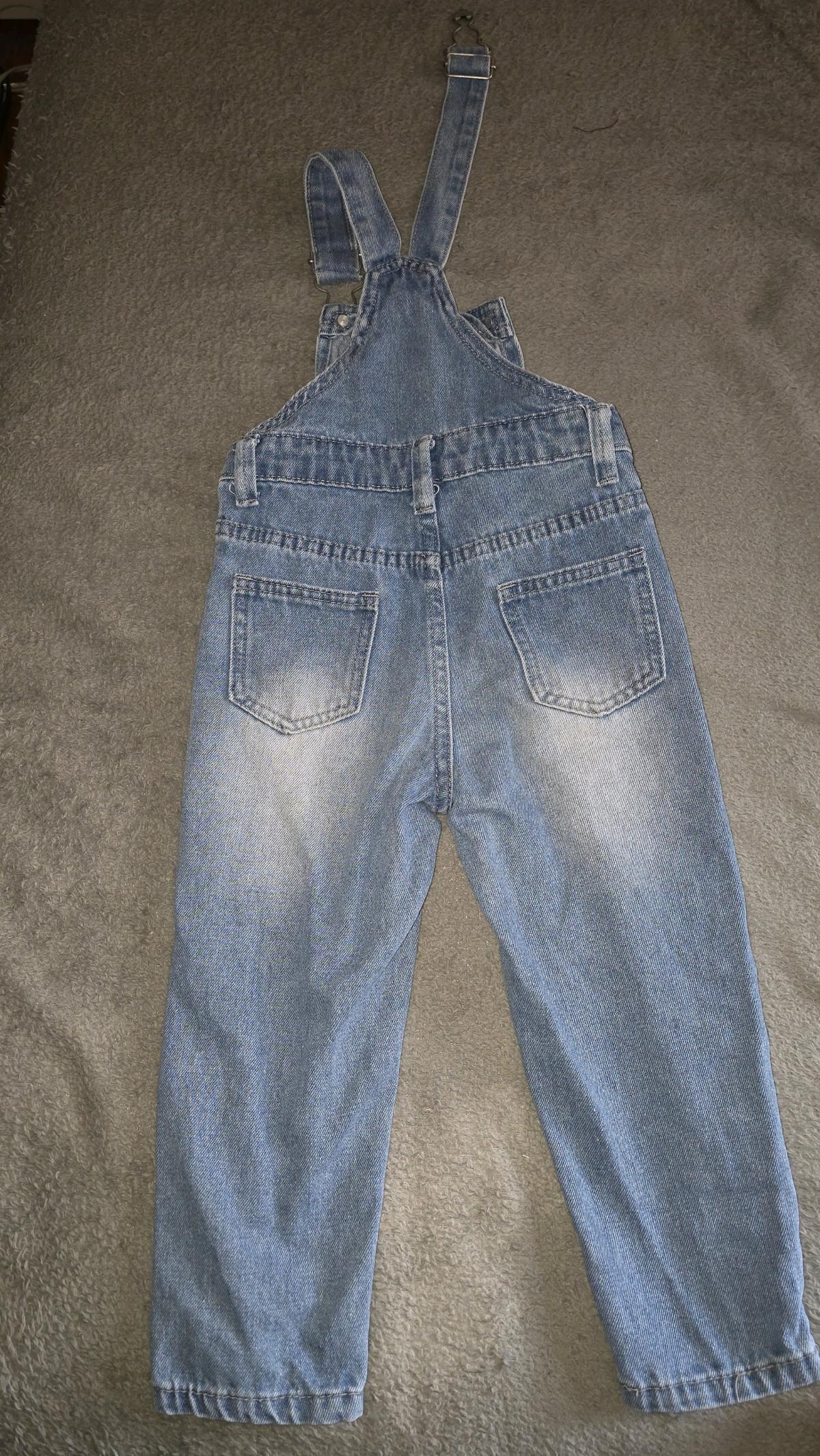 Light Blue Denim Girls Embroidered Overalls - Upper Darby, Pennsylvania - FleaMarketBay