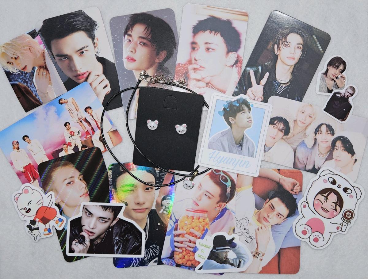 Stray Kids Hyunjin Bias Pack with Jewelry - Huntsville, Texas - FleaMarketBay