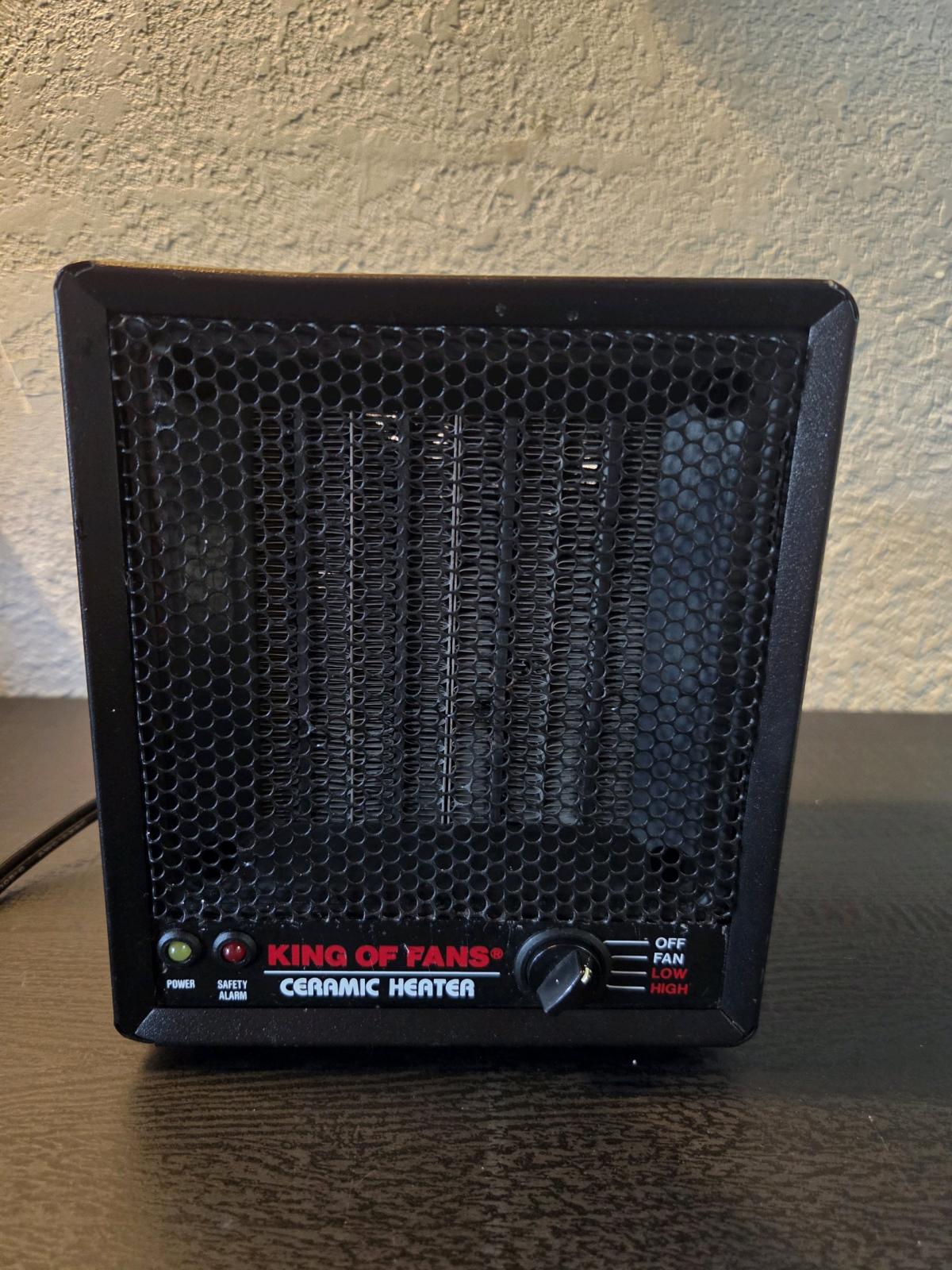 King of Fans Ceramic Heater - Arlington, Texas - FleaMarketBay