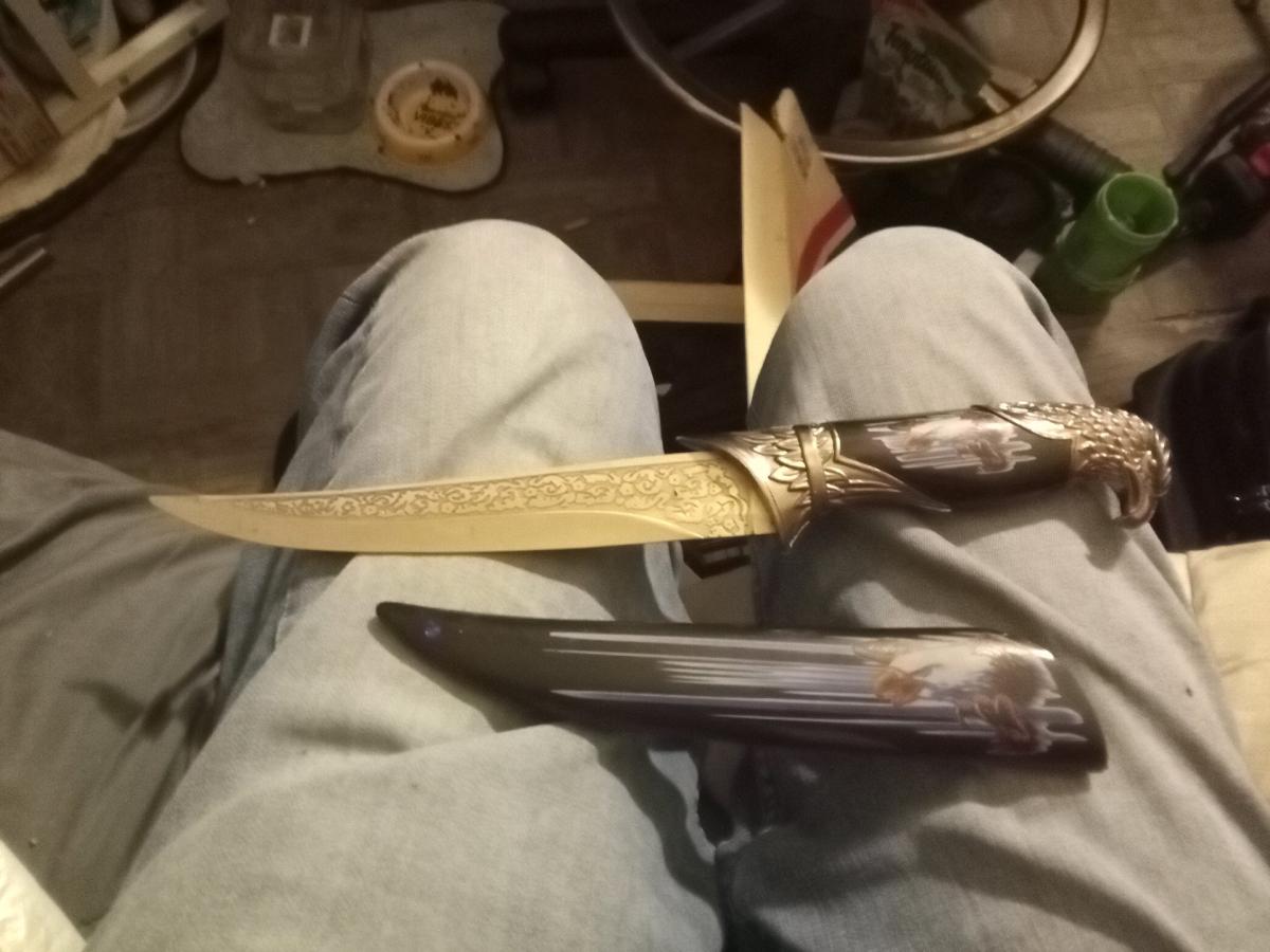 Eagle head plastic sheath 8 inch 13 inches overall combat - Peoria, Arizona - FleaMarketBay