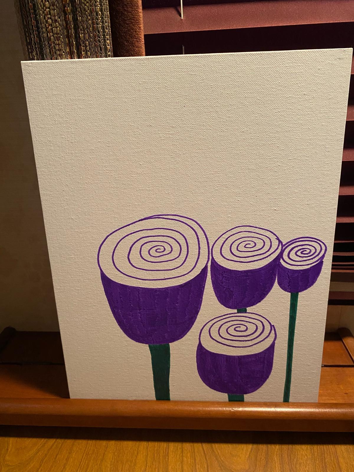 Art on canvas panel 11x14 - Dry Branch, Georgia - FleaMarketBay