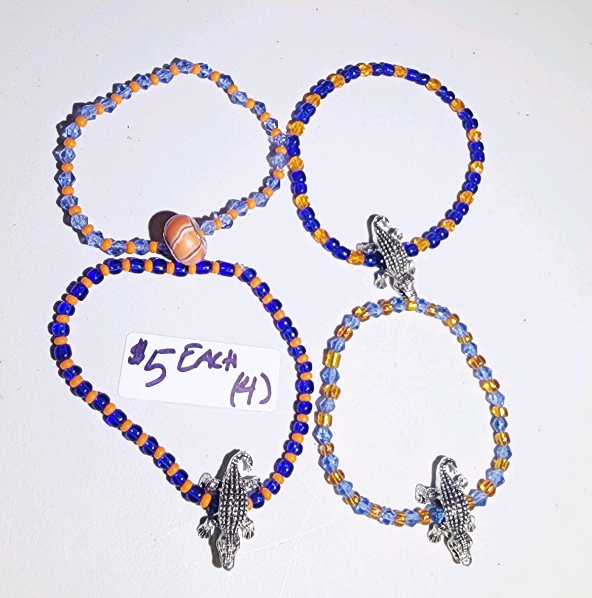 Football teams beaded bracelets - Knoxville, Tennessee - FleaMarketBay