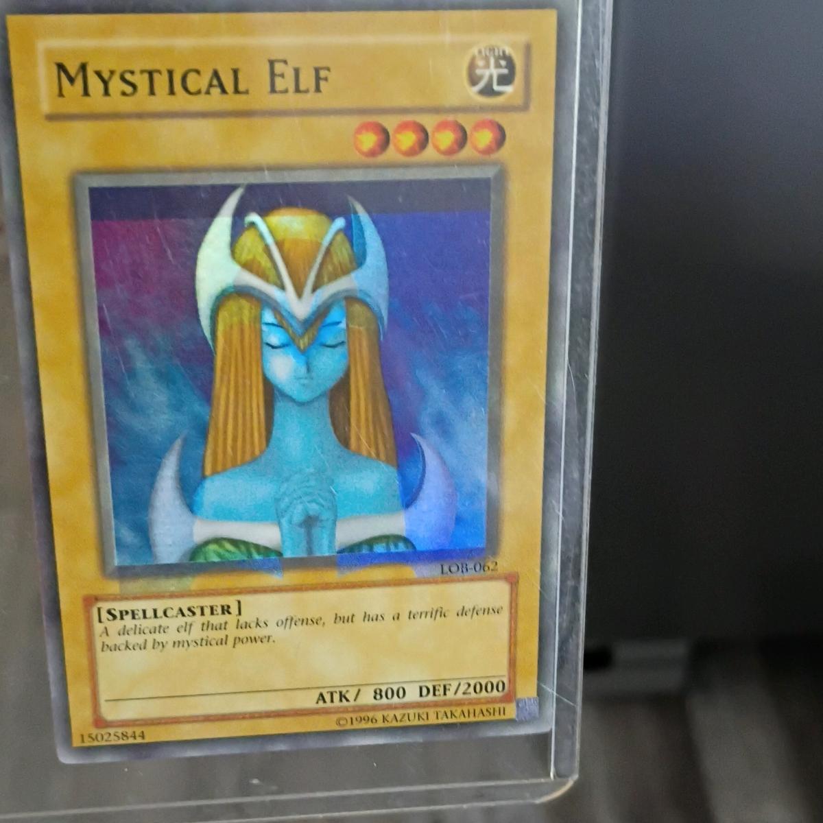 1996 Yu Gi Oh base set Mystical Elf - Foley, Alabama - FleaMarketBay