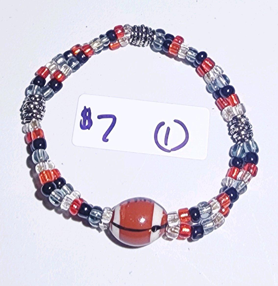 Football teams beaded bracelets - Knoxville, Tennessee - FleaMarketBay