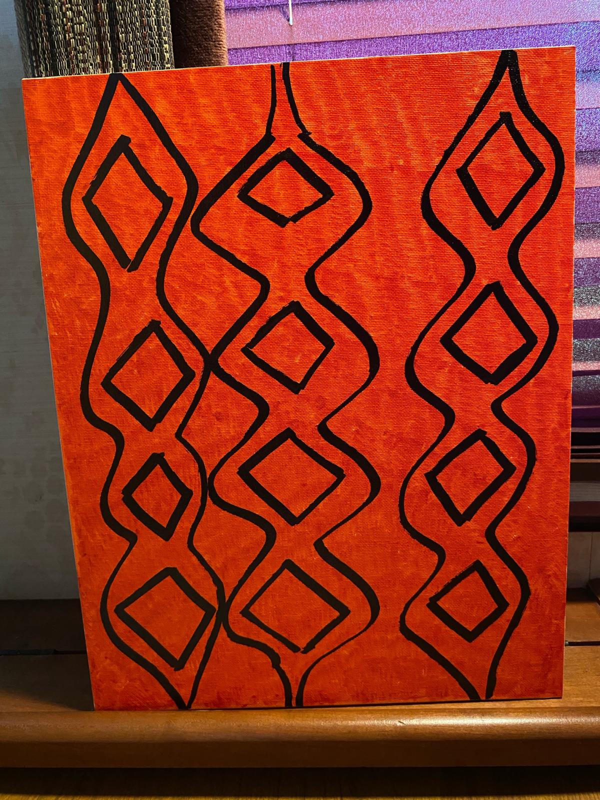 Art on canvas panel 11x14 - Dry Branch, Georgia - FleaMarketBay
