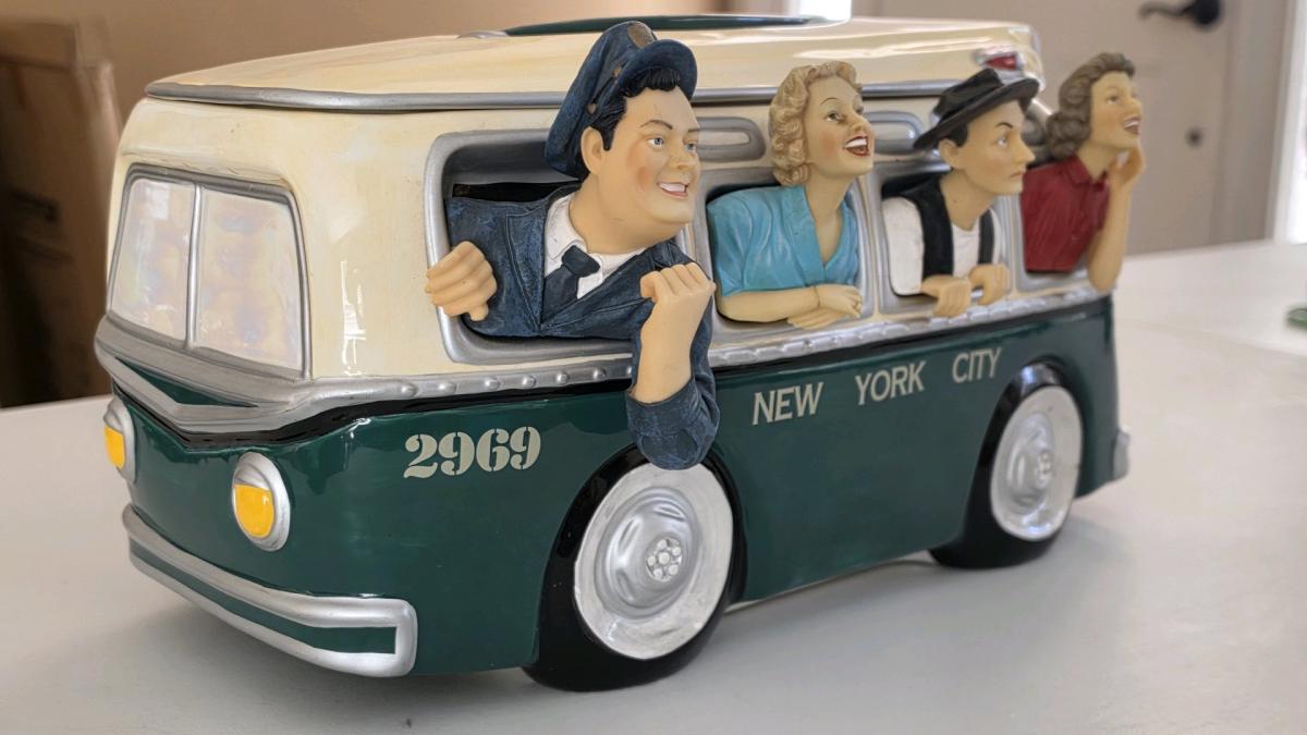 The Honeymooners Cookie Jar TV Show NYC Bus - Tampa, Florida - FleaMarketBay
