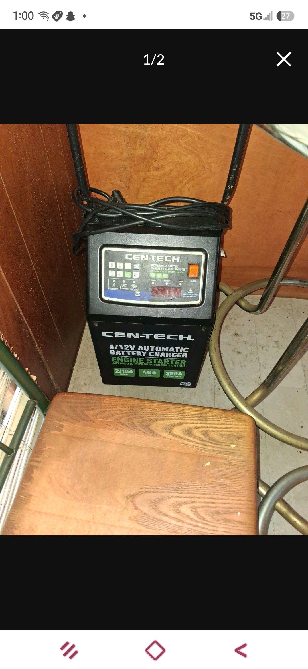 Centech 6v to 12v automatic battery charger - Lugoff, South Carolina - FleaMarketBay