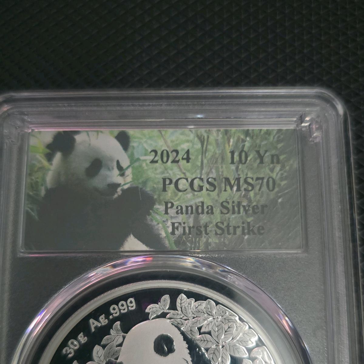 2024 10yn 30 gram silver coin first strike pcgs ms70 - Kandiyohi, Minnesota - FleaMarketBay