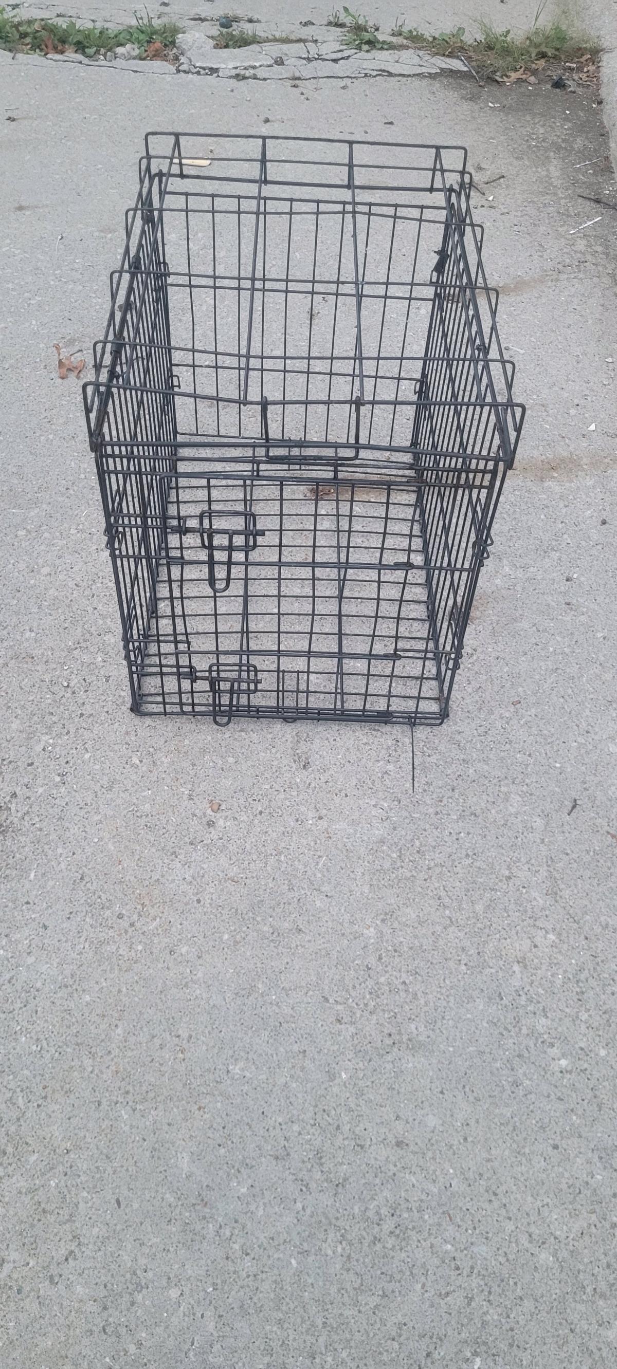 Medium size black dog cage - Cleveland, Ohio - FleaMarketBay