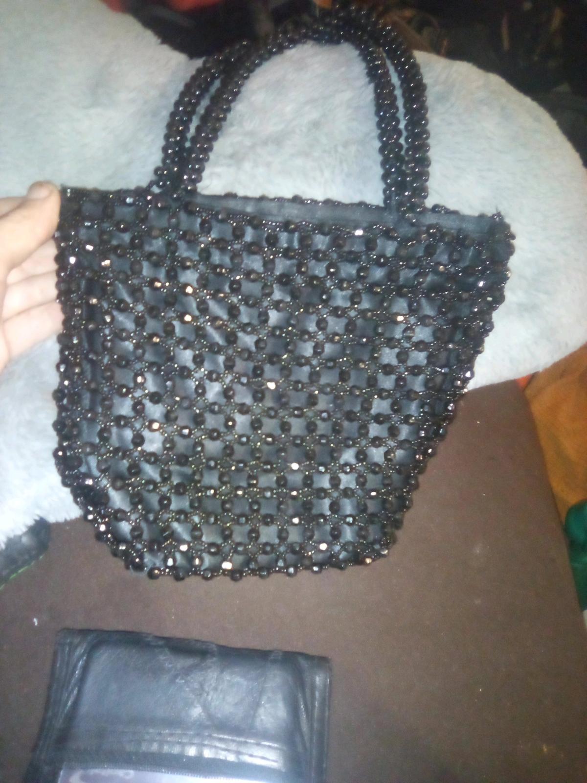 One Red purse and a Black Beaded purse - Phoenix, Arizona - FleaMarketBay