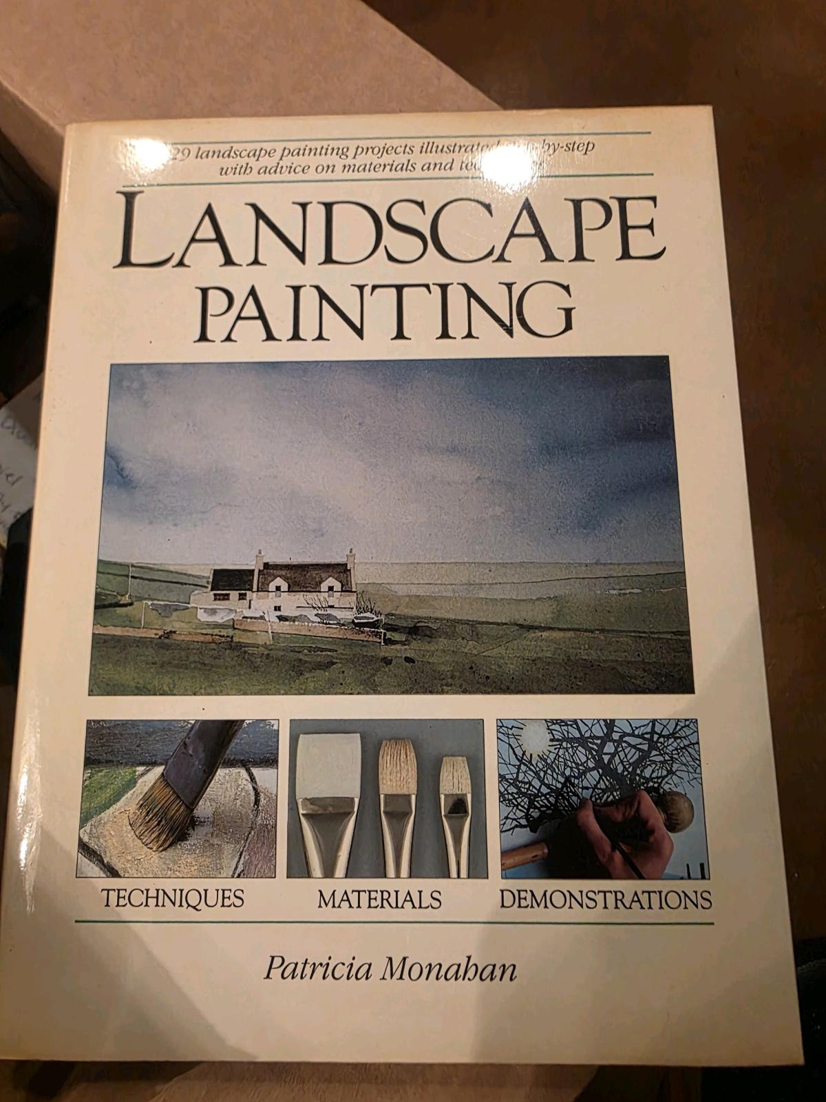 1985 painting book landscapes - Austin, Texas - FleaMarketBay