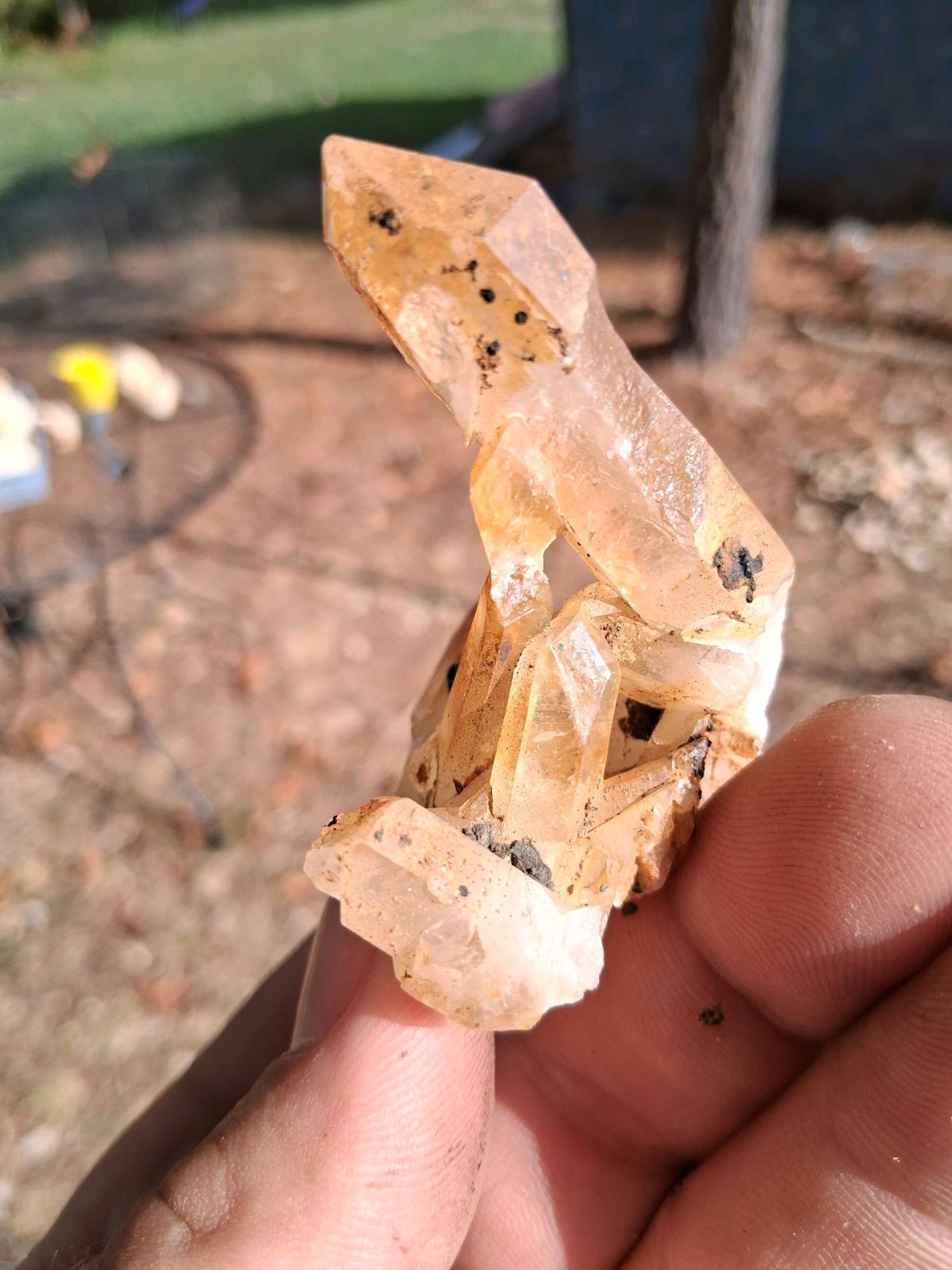 Golden healer quartz cluster - Rogers, Arkansas - FleaMarketBay