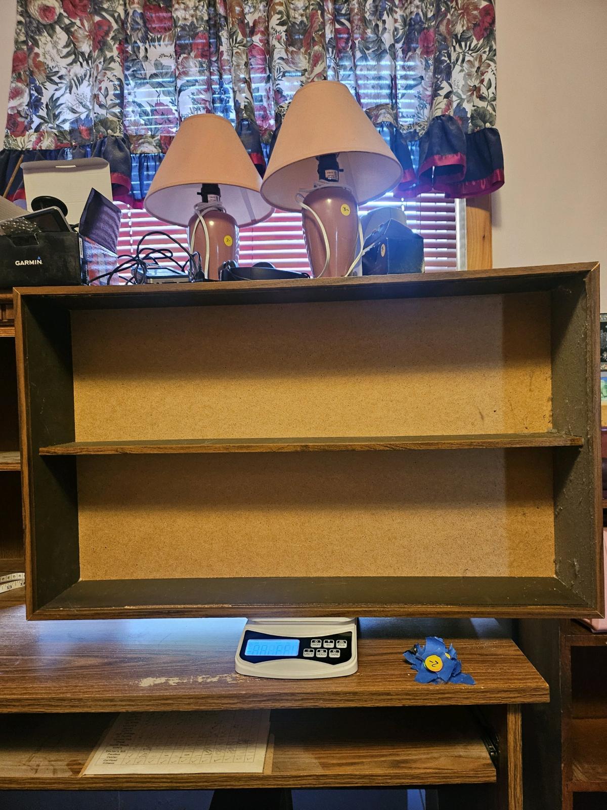 Vintage Horizontal Wall Hanging Display Shadowbox Shelf  Sha - Cortland, New York - FleaMarketBay