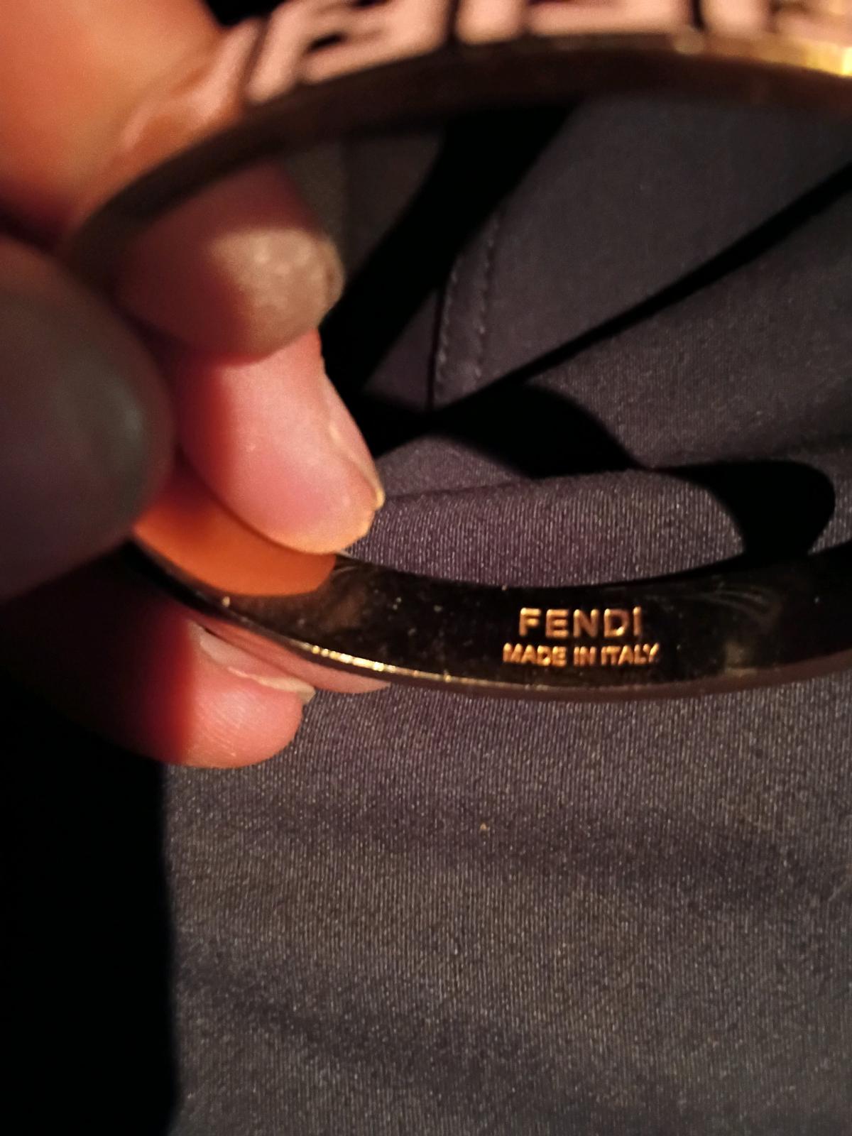 Fendi Forever Bracelet Gold tone bangle bracelet - Houston, Texas - FleaMarketBay