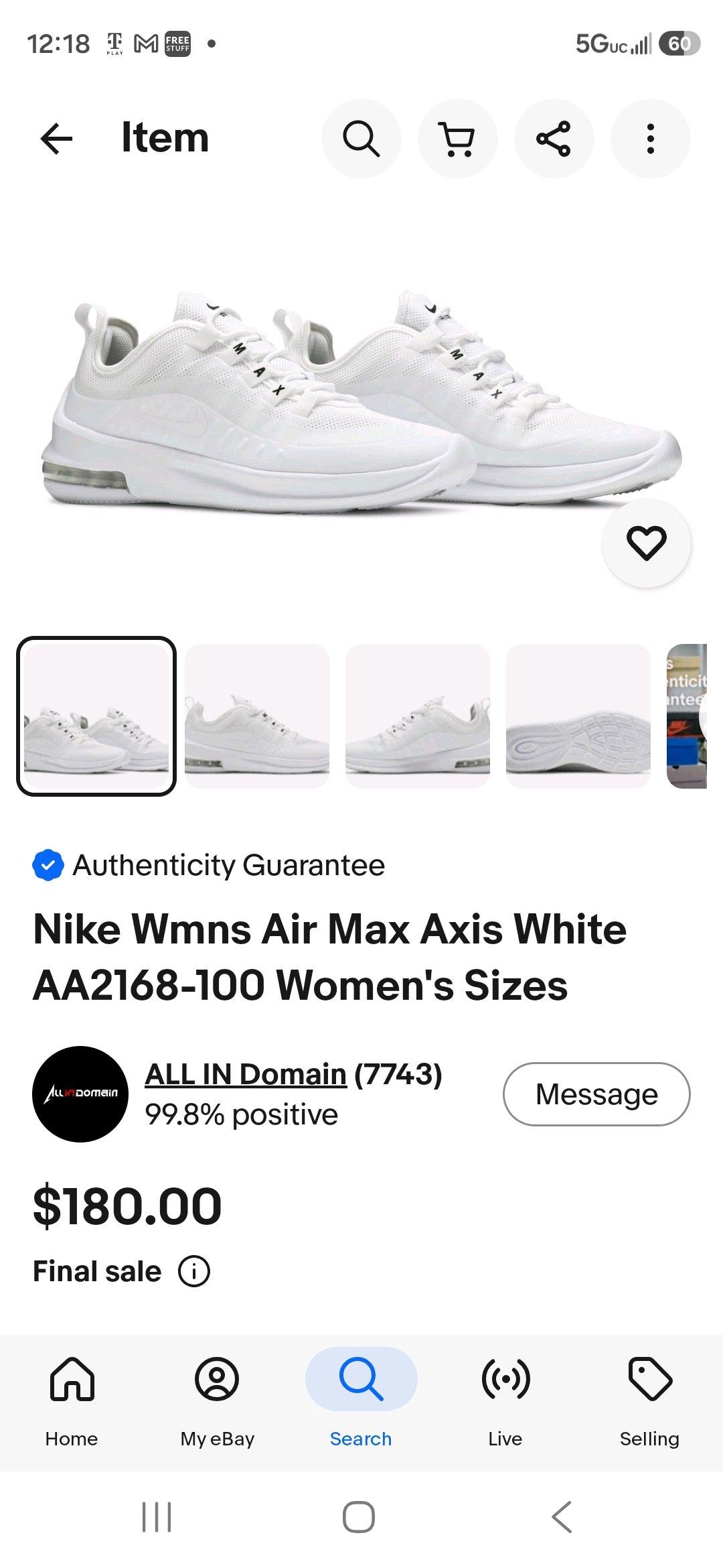 Womans size 6 and have Nike Air Max Axis - Killeen, Texas - FleaMarketBay