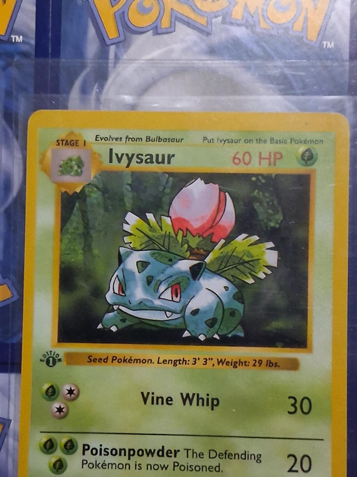 shadowless first edition ivysaur mint condition - Canton, Ohio - FleaMarketBay