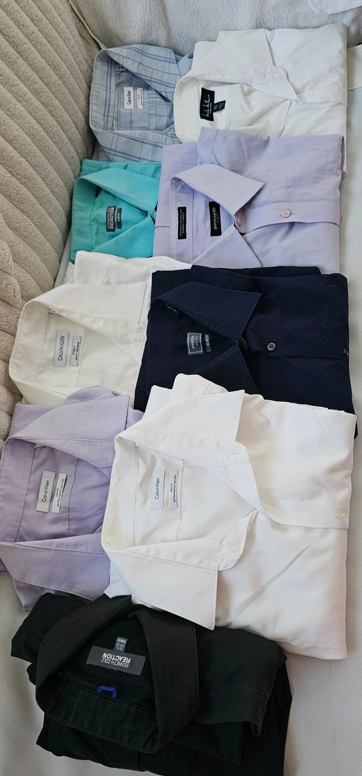 business man office shirt  size L long sleeve - Los Angeles, California - FleaMarketBay