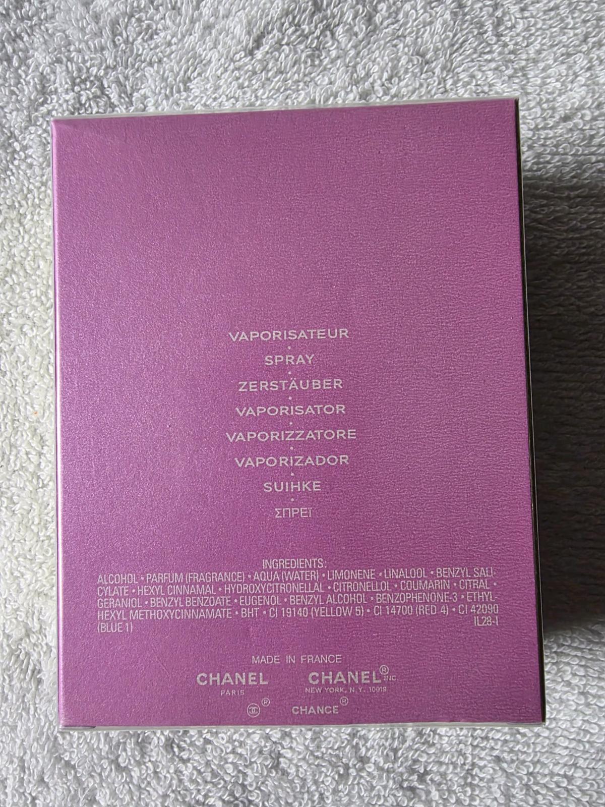 Chance Chanel Eau de Parfum 100ml - Tampa, Florida - FleaMarketBay