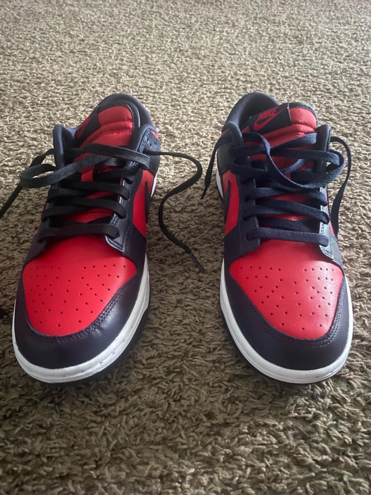 nike dunk low retro navy red shoes - Advance, Indiana - FleaMarketBay
