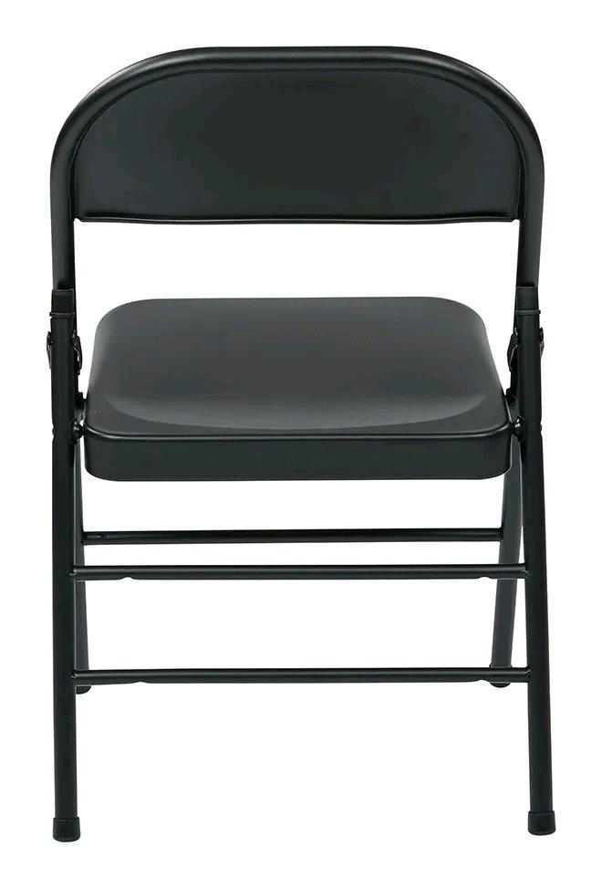 Black Steel Chair - Union City, Georgia - FleaMarketBay