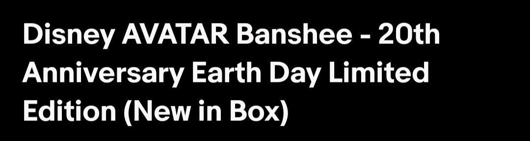 Disney Banshee Rookery 20th anniversary Earth day With COA - Nesquehoning, Pennsylvania - FleaMarketBay