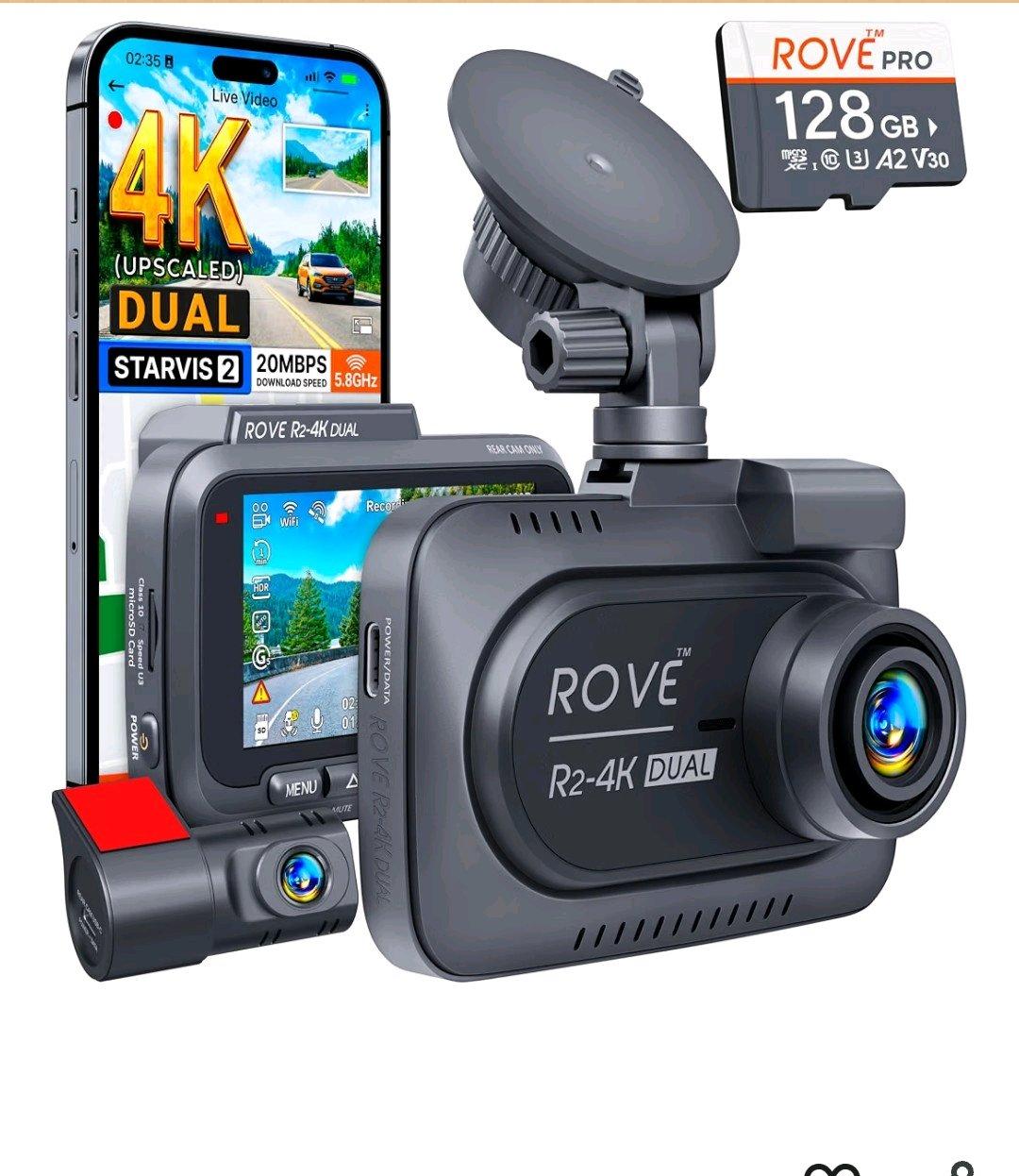 ROVE R24K Dual Dash Cam Front and Rear STARVIS 2 Sensor Free - Houston, Texas - FleaMarketBay