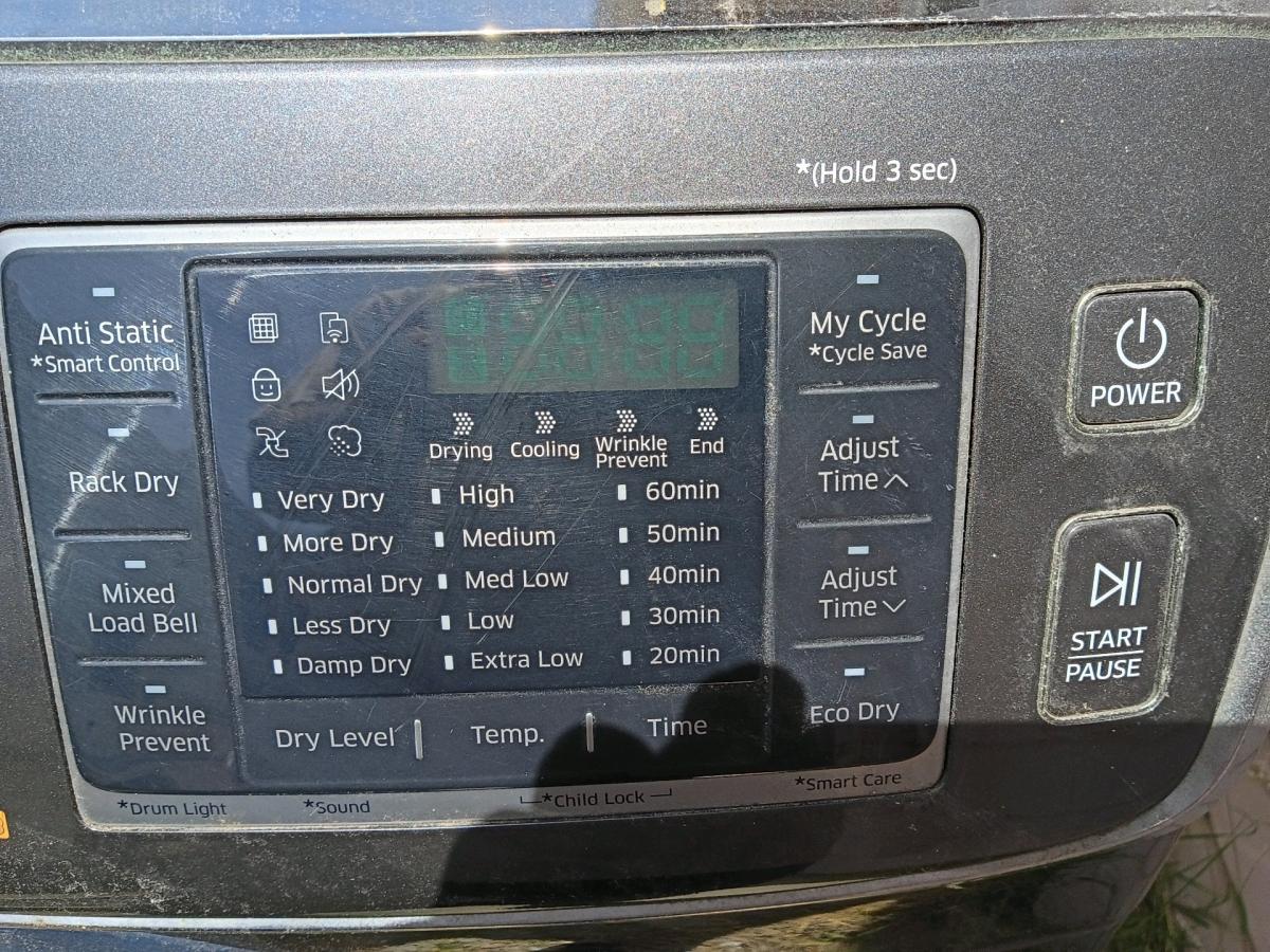 SAMSUNG DRYER WITH STEAM SANATIZE FUNCTION 2MORE ROOM - Castro Valley, California - FleaMarketBay