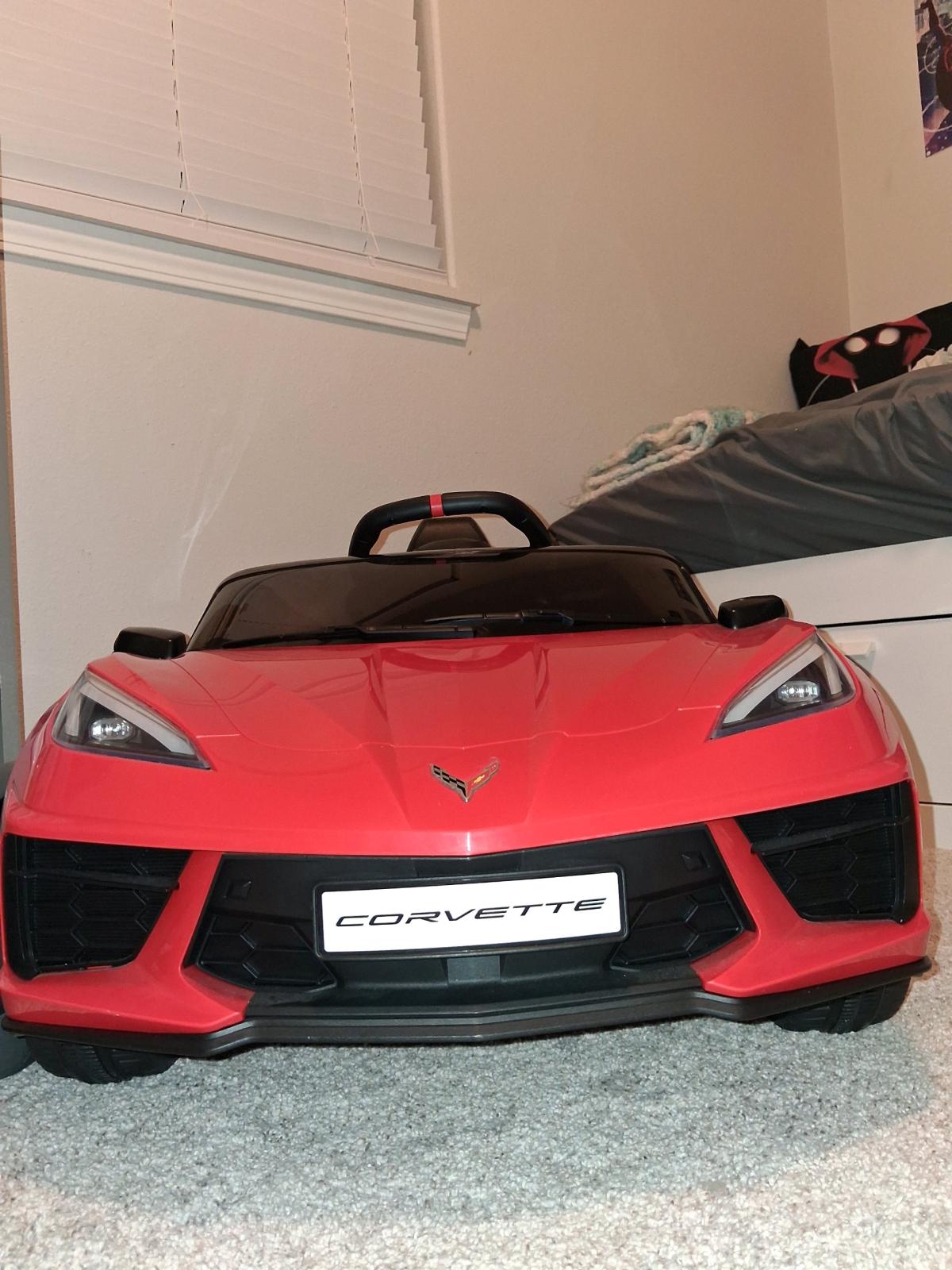 ridable corvette toy car for ages 2 - Rapid City, South Dakota - FleaMarketBay