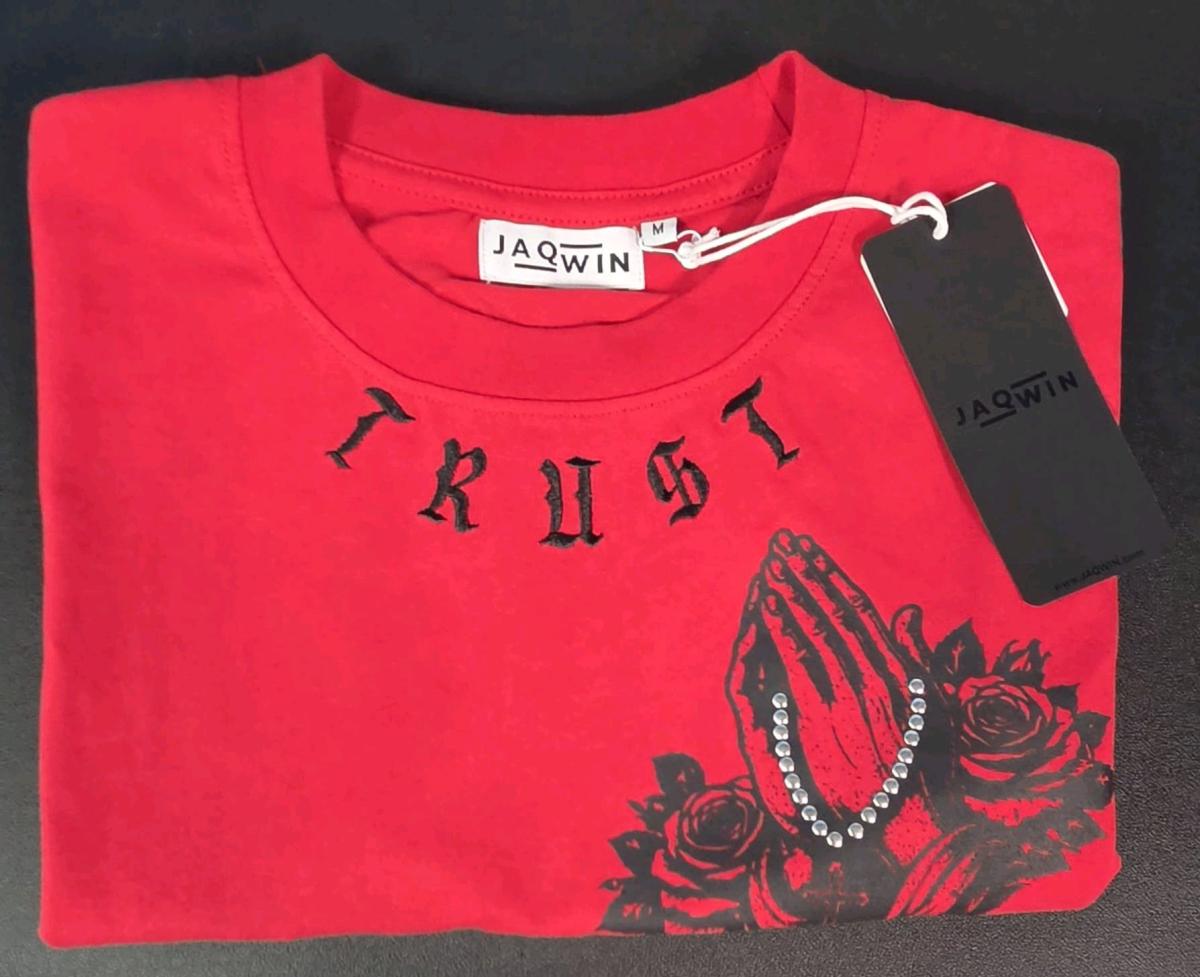 playeras para hombres color rojo de cuello redondo - North Bergen, New Jersey - FleaMarketBay