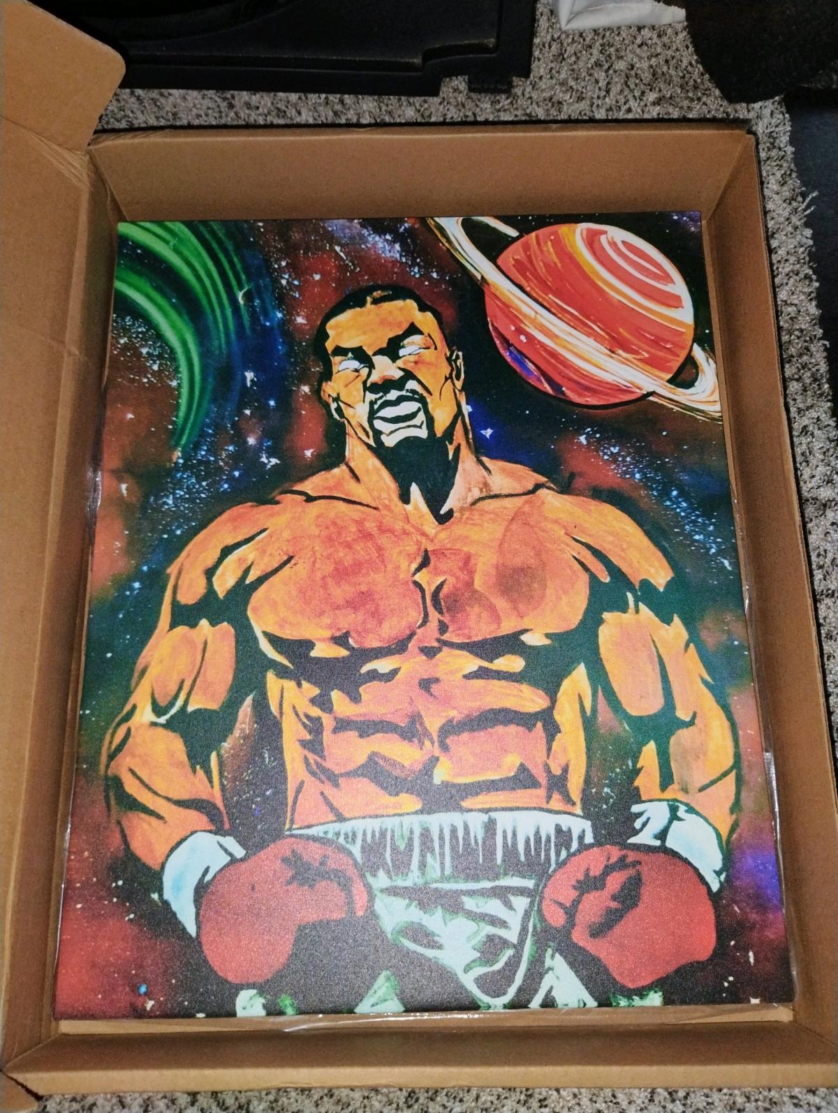 Mike Tyson canvas - Houston, Texas - FleaMarketBay