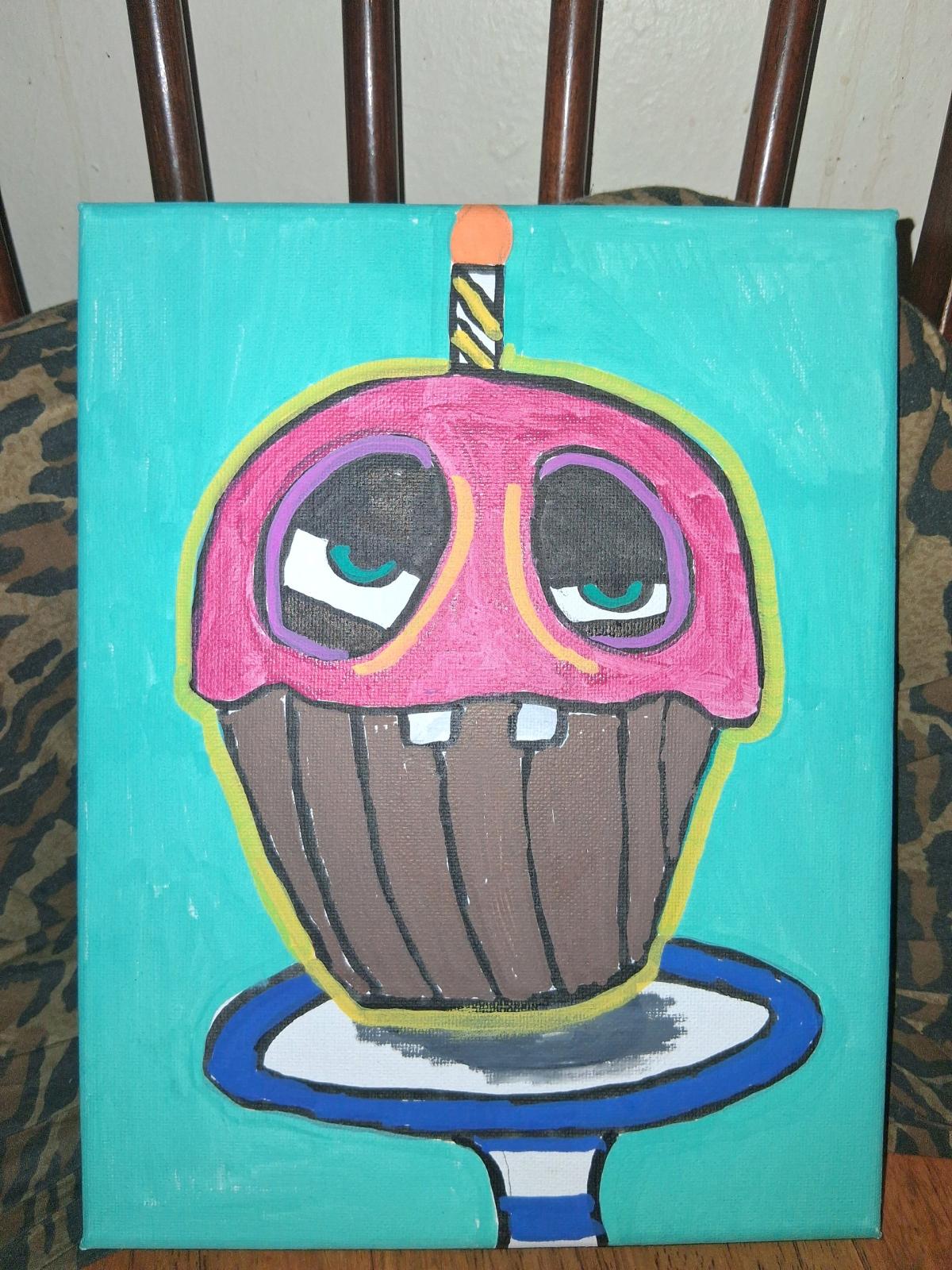 MrCupcake painting - Clyde, North Carolina - FleaMarketBay