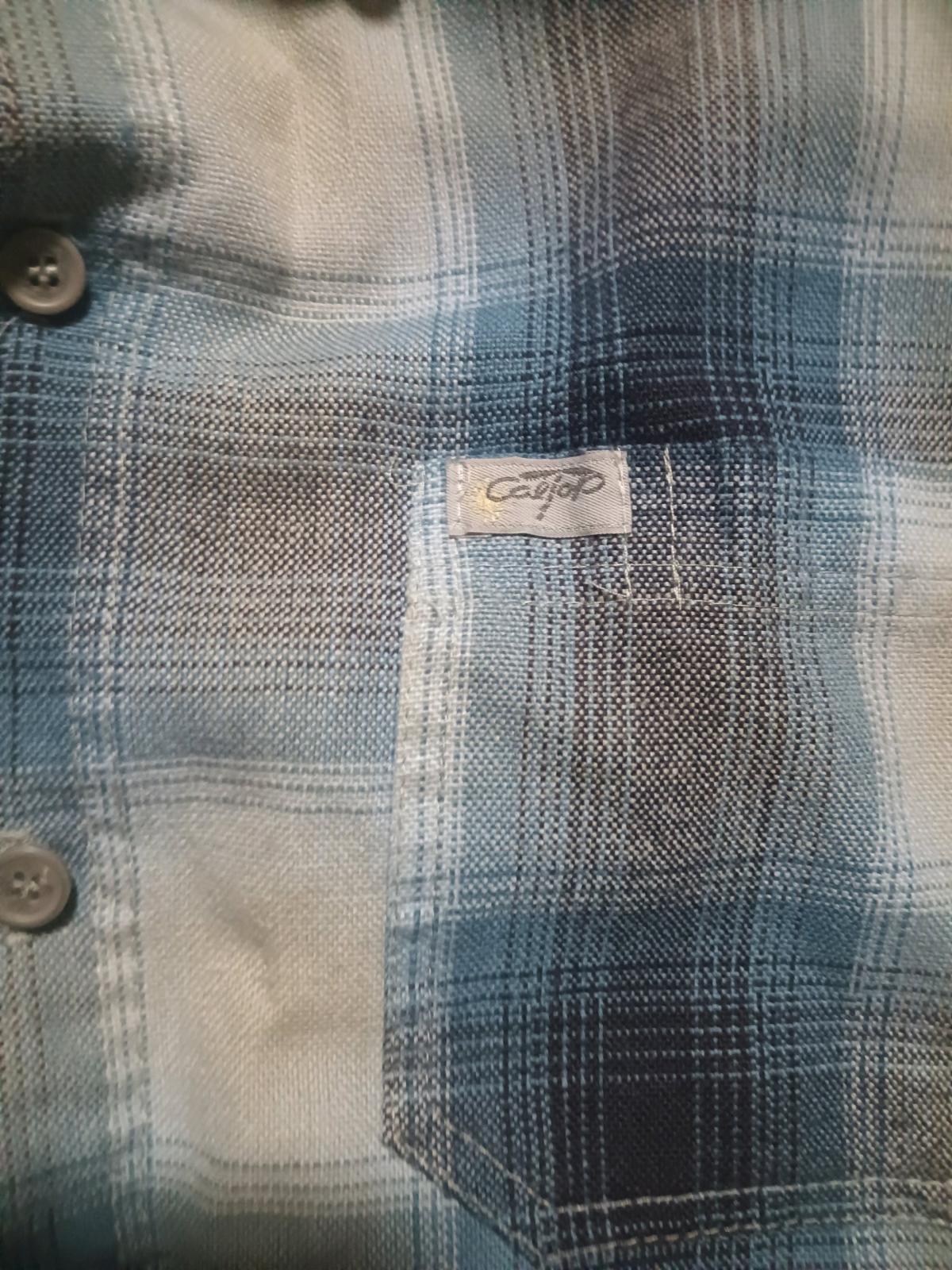 caltop flannel color baby blue size medium - Garden Grove, California - FleaMarketBay