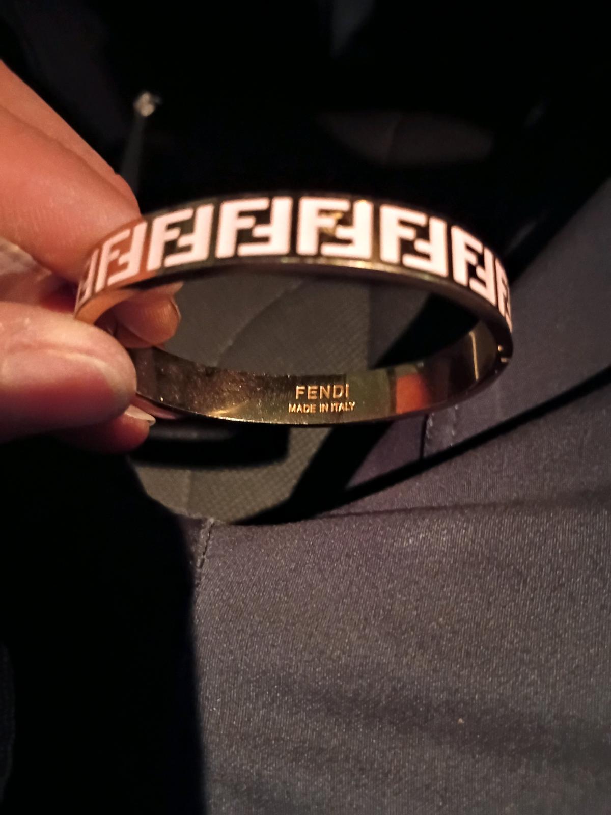 Fendi Forever Bracelet Gold tone bangle bracelet - Houston, Texas - FleaMarketBay