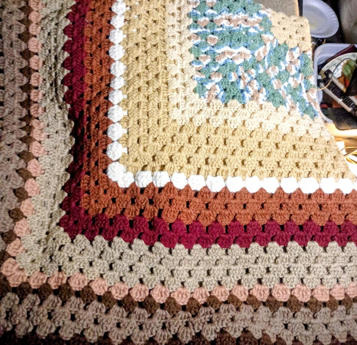 Crochet Blanket 60 by 60 - Alliance, Ohio - FleaMarketBay