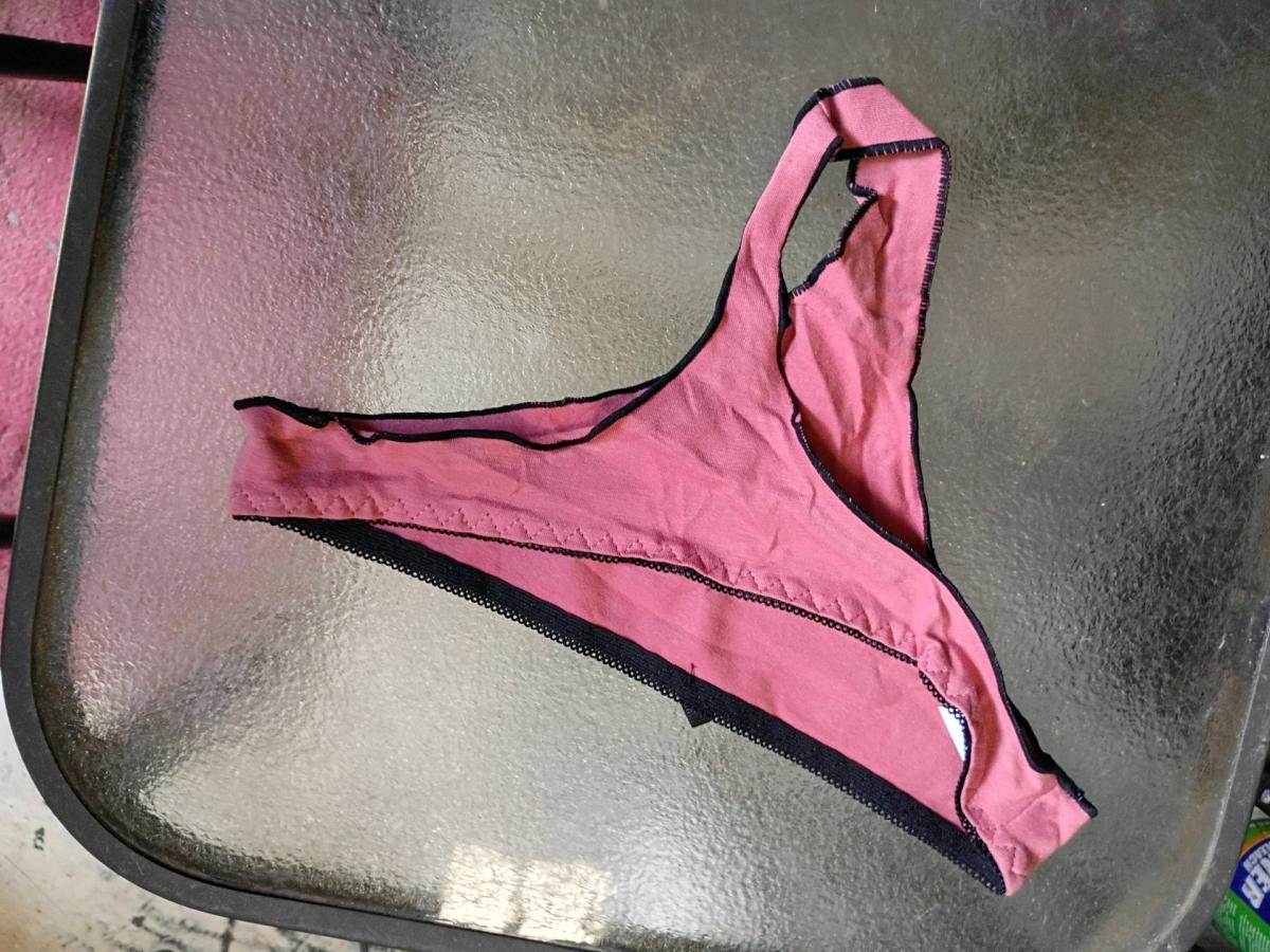 A Sexy Womans New Pair of Pink  and black thong panties - Swansea, South Carolina - FleaMarketBay