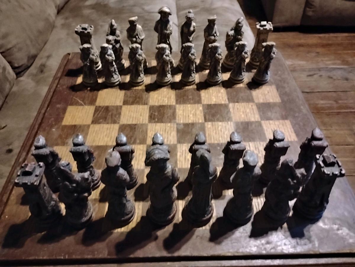 vintage chess set ivory napoleon Bonaparte - Wedowee, Alabama - FleaMarketBay