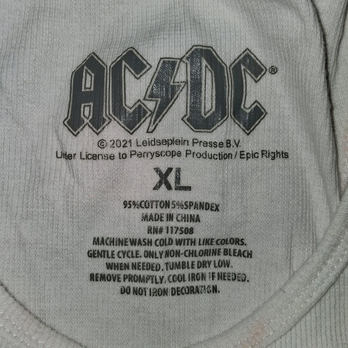 Womens XL ACDC distressed Tank Top - South Bend, Indiana - FleaMarketBay